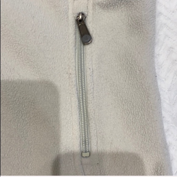 - 𝅺North Face Fleece Off White full zip Jacket Gorpcore SZ SP - Picture 4 of 8